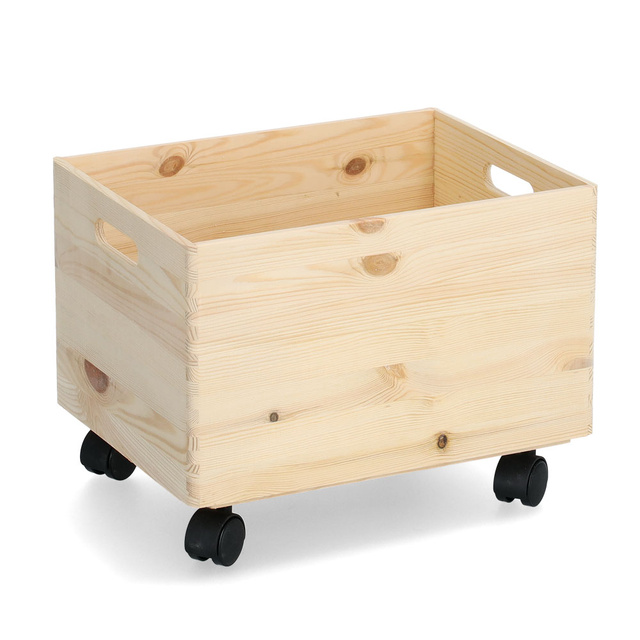 Carucior pentru cutie, lemn de pin