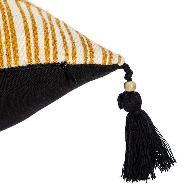 Fata de perna decorativa, cu ciucuri TROPIK, 40 x 40 cm