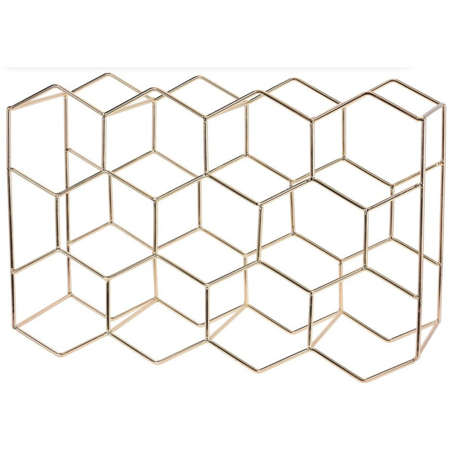 Raft pentru vin, 11 sticle, metal