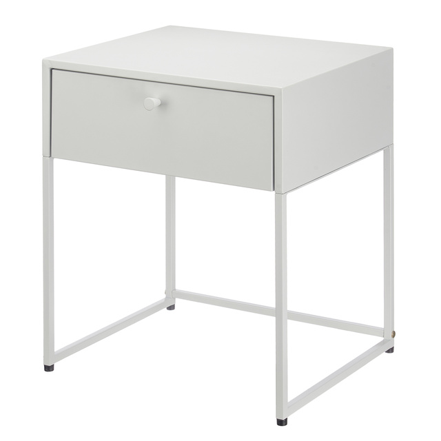 Masuta metalica cu sertar, 35 x 42 x 50 cm