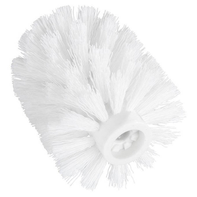 Perie WC cu suport Quadro, Alb, 37x12,5x9,5 cm, WENKO