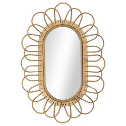 Oglinda de perete cu rama decorativa, 56,5 x 80 cm