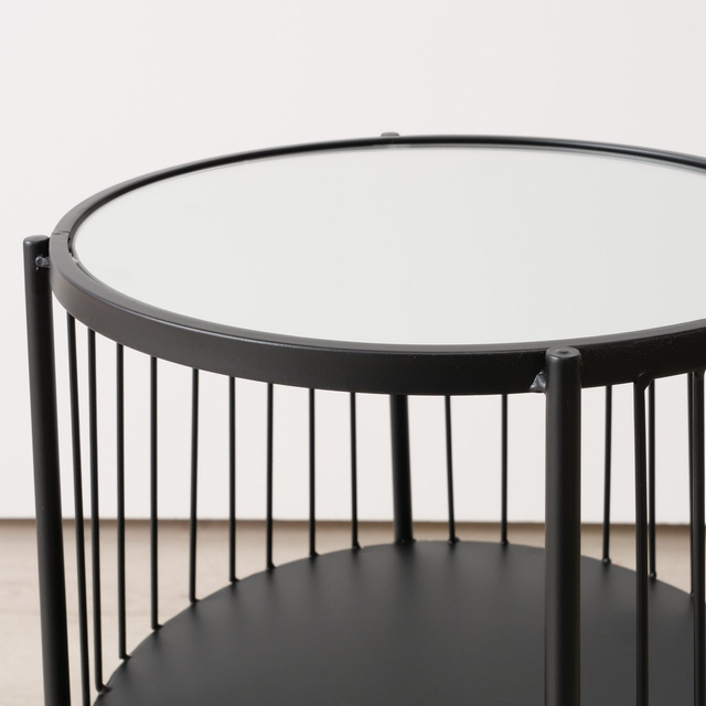 Masuta laterala metalica LOBO, Ø 33 x 55,5 cm