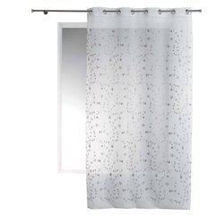 Perdea fereastră cu inele PETIT FLEUR, 140 x 240 cm