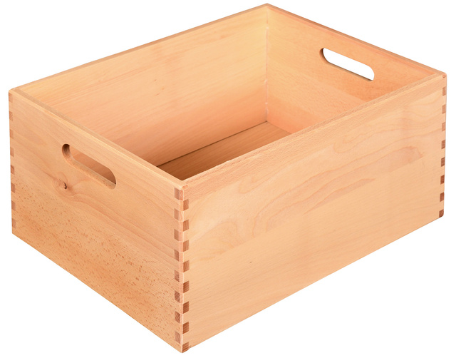 Cutie depozitare cu manere, lemn de fag, 30 x 20 cm, Kesper