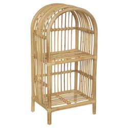 Biblioteca din rattan, 76 cm
