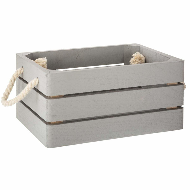 Set 3 cutii de depozitare, Gri, Atmosphera