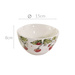 Bol ceramic pentru supa Strawberry, model capsuni, 540 ml