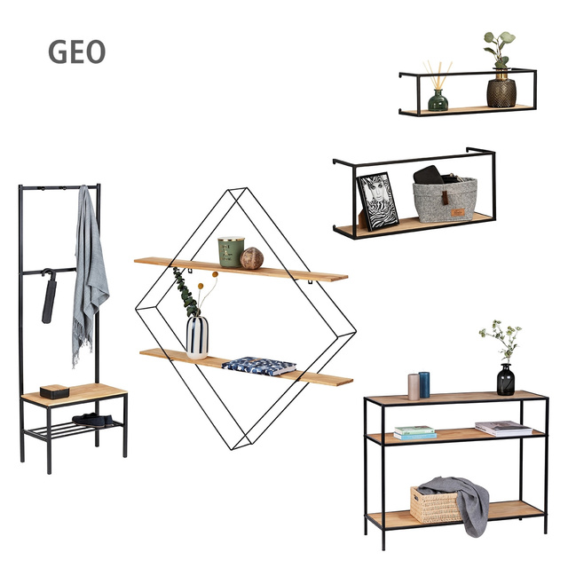 Rafturi de perete pentru camera GEO, 2 bucăți, Wenko