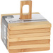Set 6 coastere, 10 x 10 cm, bambus