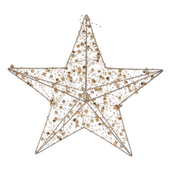 Stea din sârmă, decorațiune suspendată cu LED de 30 cm