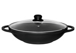 Wok cu capac din sticla, Ø 32 cm