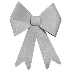 Fundita decorativa cu sclipici, gri, 30 x 19 cm