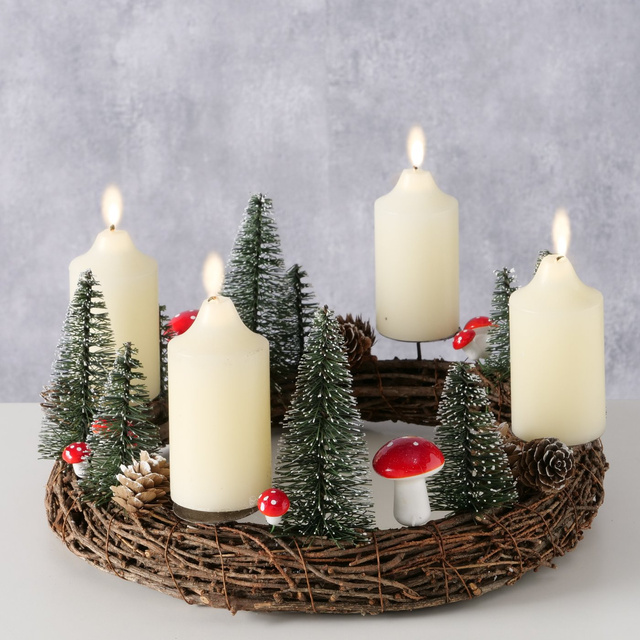 Coroana adventistă suport de lumânări FAIRYTALE, Ø32,5 cm