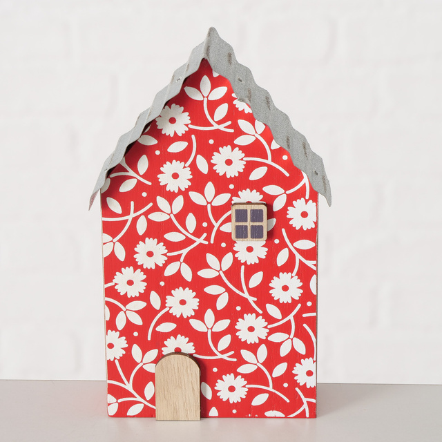 Decoratiuni pentru pervazul ferestrei Lilly, 3 case decorative, colorate