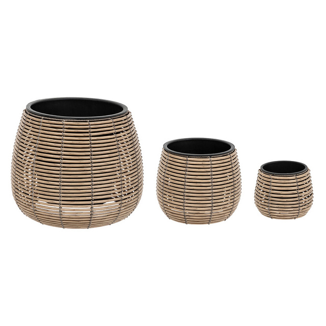 Set ghivece de flori de diferite dimensiuni, 3 buc.