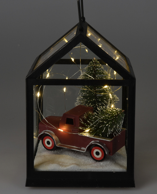 Lanterna cu scenă de sărbătoare, 21 cm