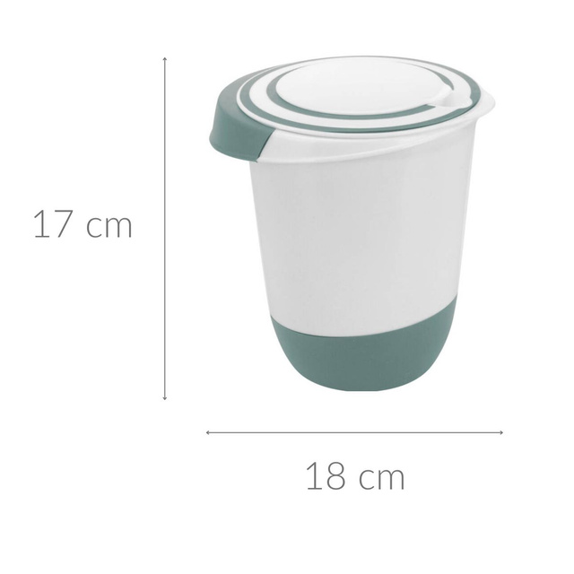 Recipient pentru aluat cu capac