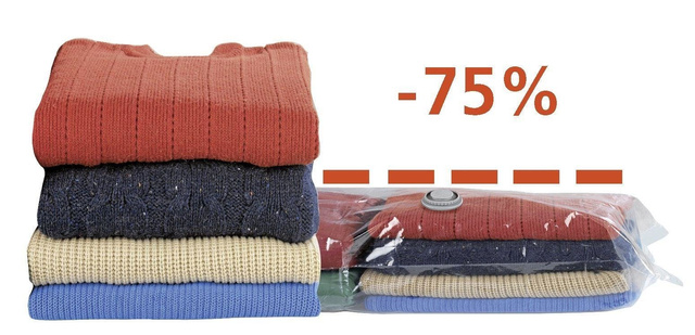 Sac de vidat pentru haine, 135x90 cm, WENKO