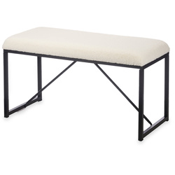 Bancuta de hol tapitata, 38 x 81 x 42 cm