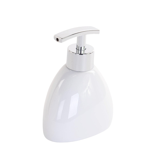 Dispenser săpun lichid SILK, Ceramică, Alb, WENKO