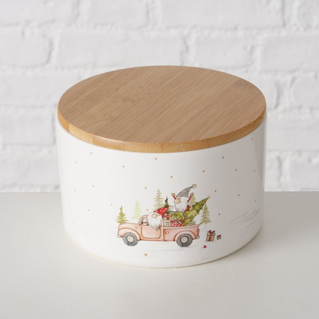 Set de recipiente ceramice pentru depozitare CARRIE, Ø 11-16 cm