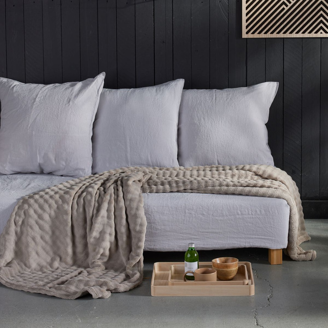 Pătură cu model în relief, 130 x 180 cm, DOUCELIN