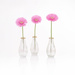 Set 3 vaze din sticla, 14 cm