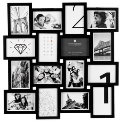 Rame foto, colaj, 16 elemente, Atmosfera