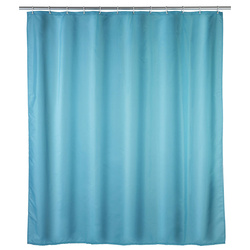 Cortină de duș, textilă, 180x200 cm, WENKO, albastră