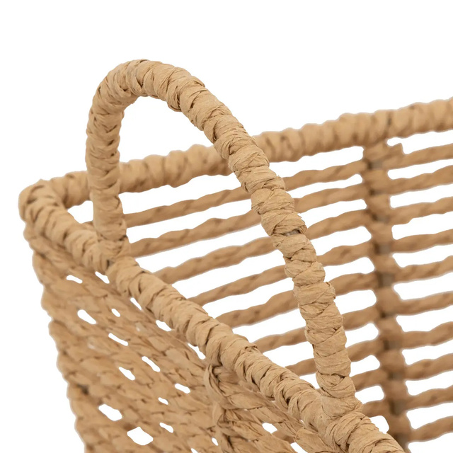 Coș de răchită EUGENE, cu mânere, 35 x 17 x 24 cm