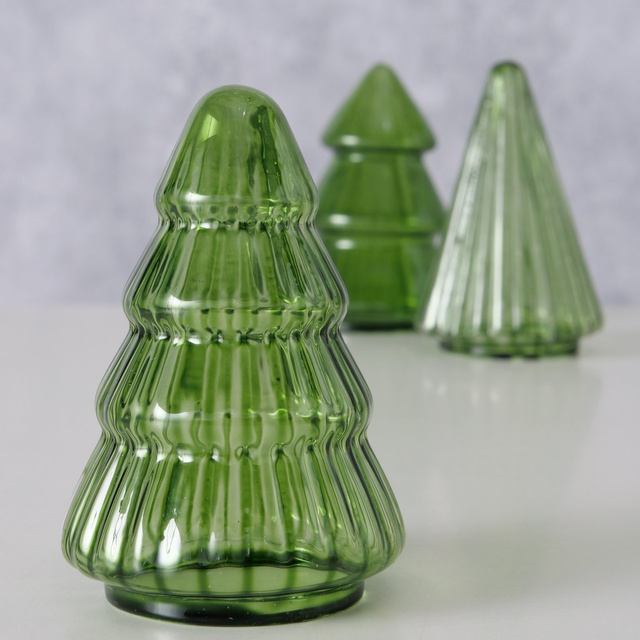 Brad TOVLA, figură din sticlă transparentă, 9,5 cm