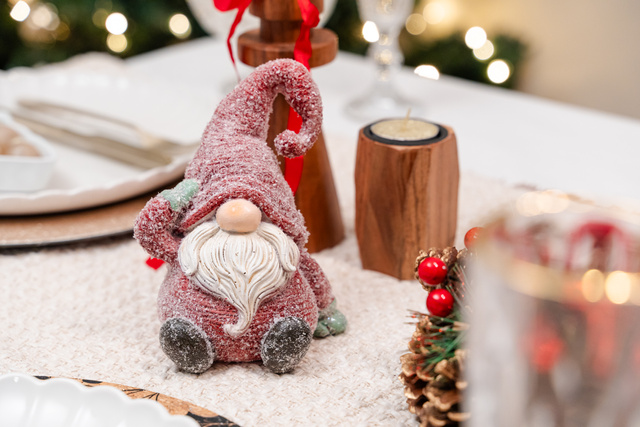 Spiriduș de Crăciun decorativ, 14 cm