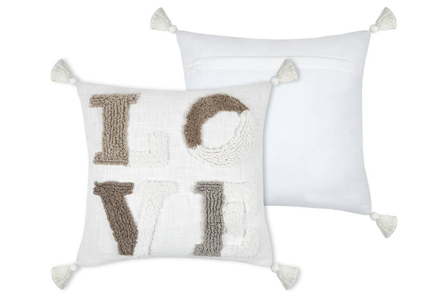 Perna decorativa cu fata de perna detasabila, JOANNY, 45 x 45 cm