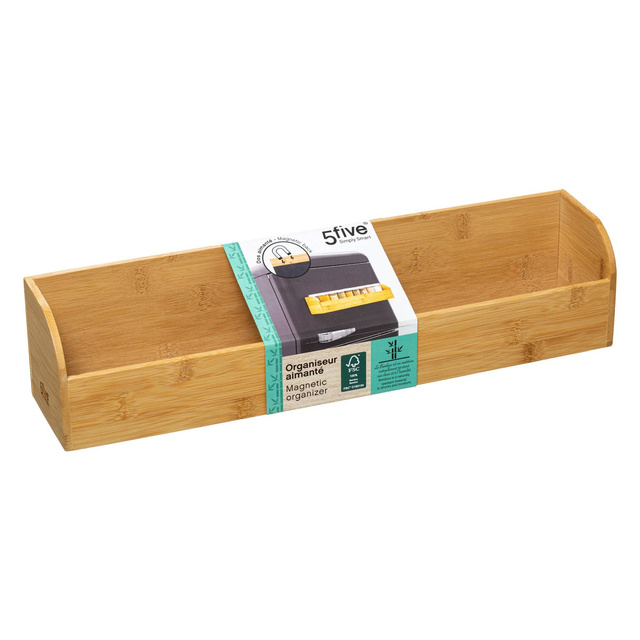 Organizator bucatarie cu magnet, L, bambus