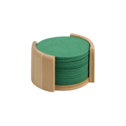 Set de suporturi din fetru pentru pahare, 12 buc.