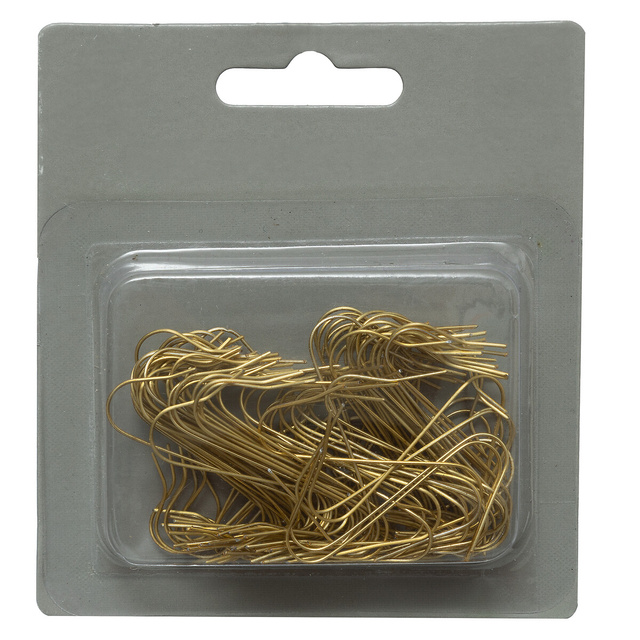 Carlige pentru agatat decoratiuni de Craciun, 100 bucati