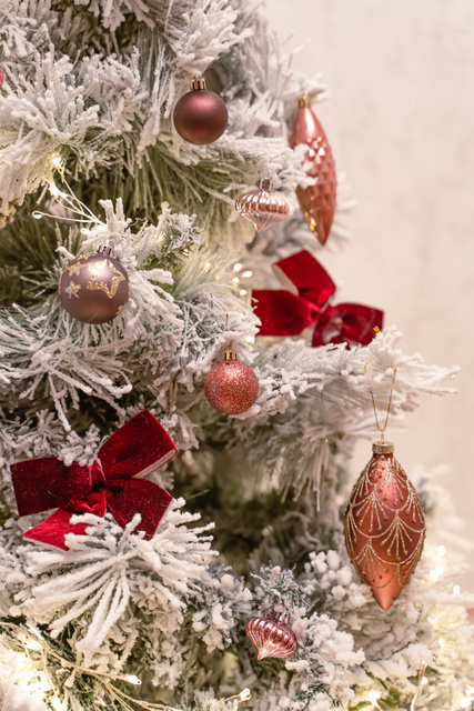 Globuri in forma de lacrimi cu ornament auriu, 13 cm, 3 buc.