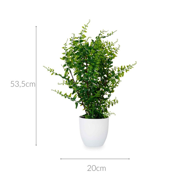 Planta ornamentala artificiala in ghiveci ceramic, 53,5 cm
