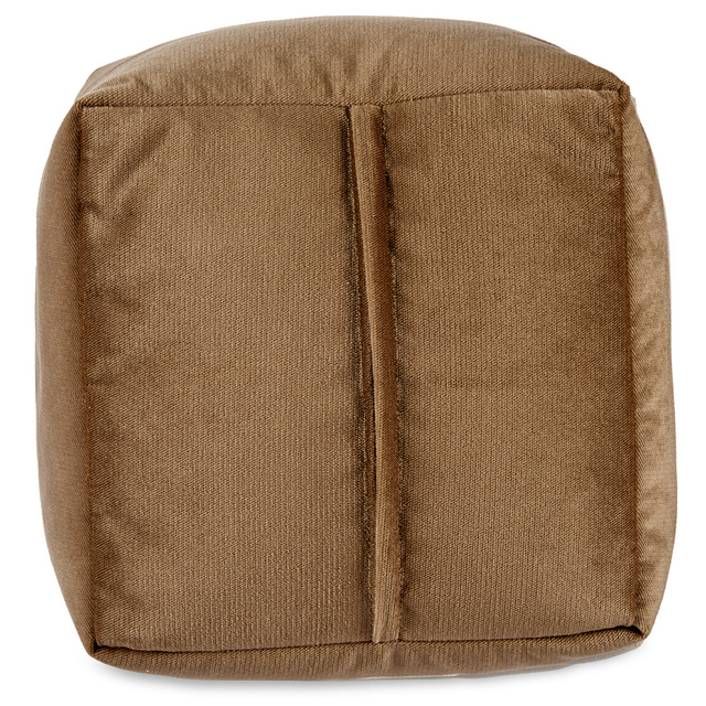 Puf tapitat cu catifea, 30 x 30 cm