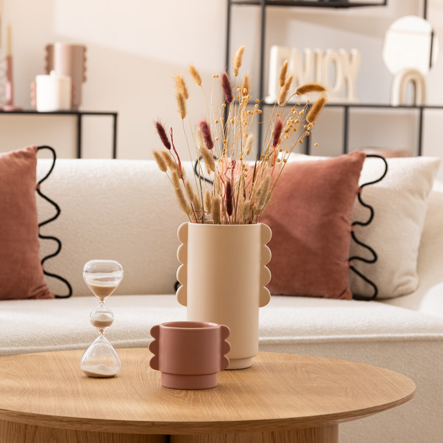 Vază cu urechi ceramică Hind H25 -ecru