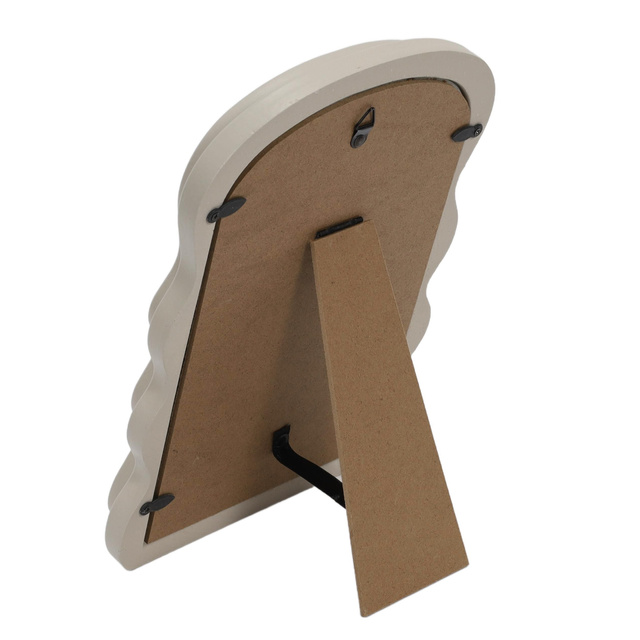 Oglinda decorativa in cadru ondulat, 18 x 26 cm