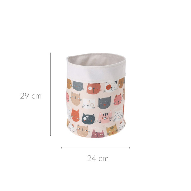 Cos de rufe pentru camera copiilor, Ø 24 x 29 cm