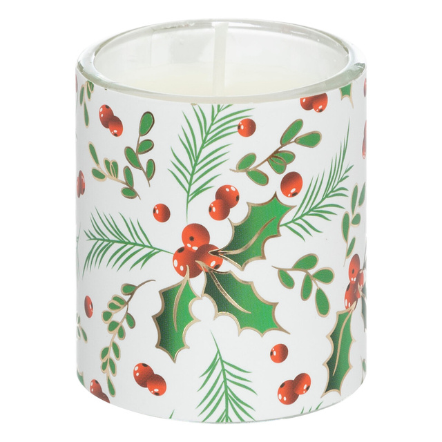 Set lumanari parfumate cu imprimeu Craciun, 3 bucati