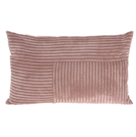 Perna decorativă cu patchwork din catifea, 30 x 50 cm