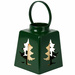 Lanterină de Crăciun cu lumânare LED, 14 cm, verde