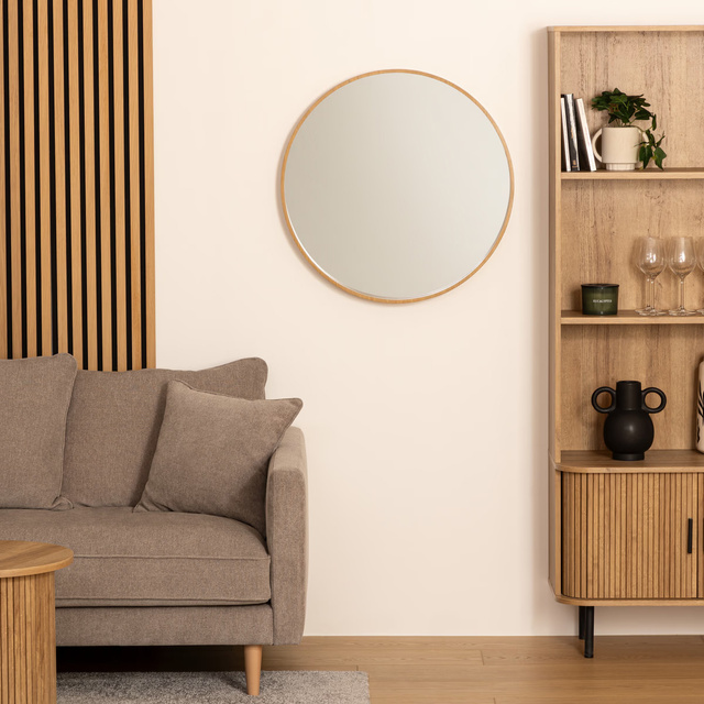 Oglindă rotundă Wild, Ø 68 cm