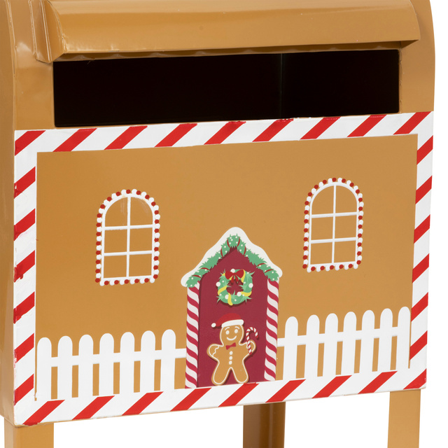 Cutie metalică pentru scrisori către Moș Crăciun, 34 cm