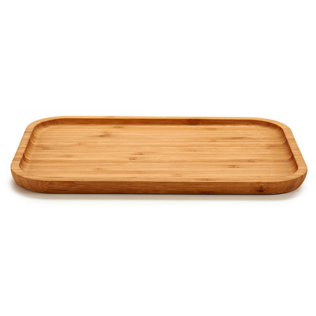 Blat de servire pentru gustari, dreptunghiular, bambus