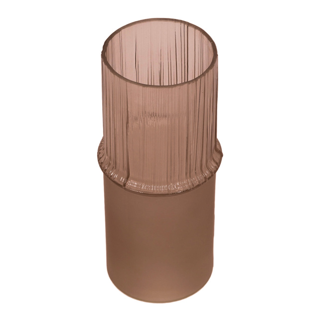 Vază din sticlă tub MATTE, Ø 10,8 x 25 cm